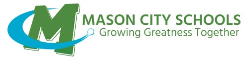 Mason City Schools logo, a local community partner supported by Cedar Village Dentistry in Mason, OH