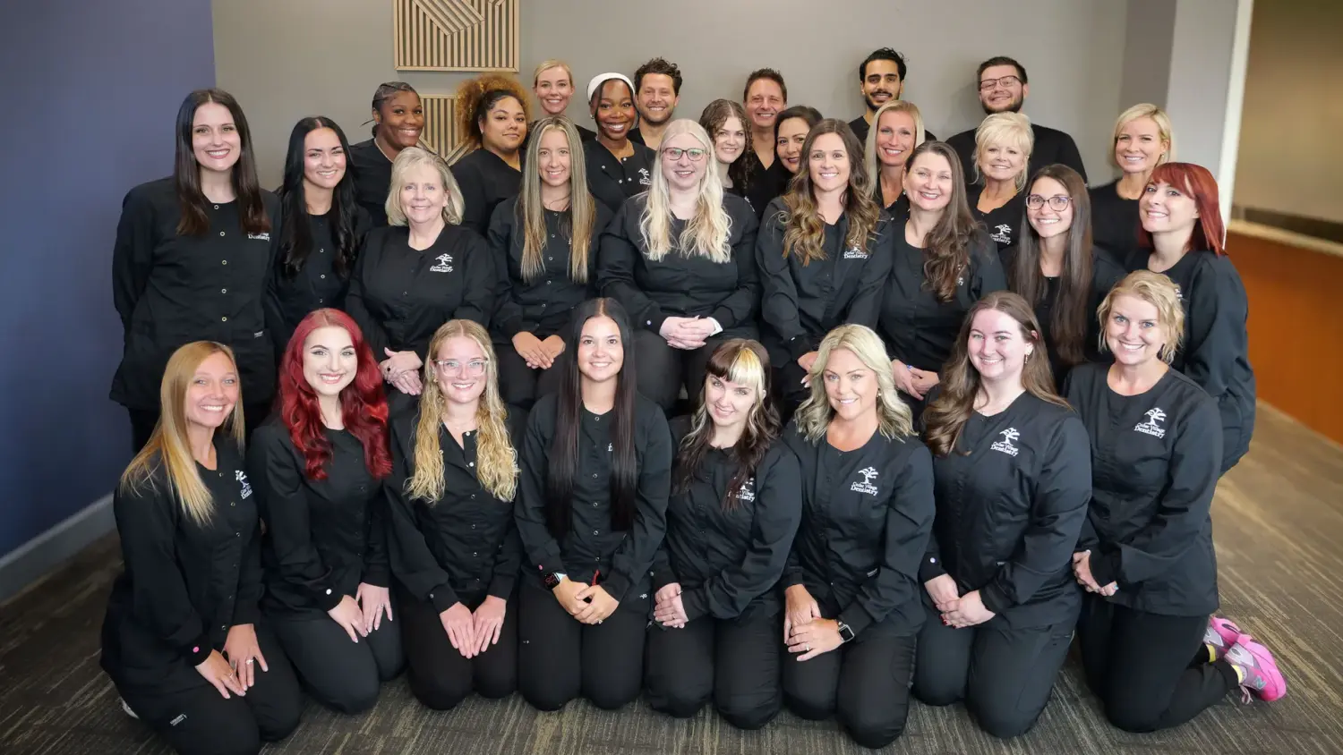 full team photo cedar village dentistry